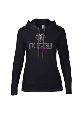 Women's Long Sleeve Hooded Logo T