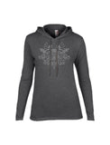 Women's Long Sleeve Hooded Crest T